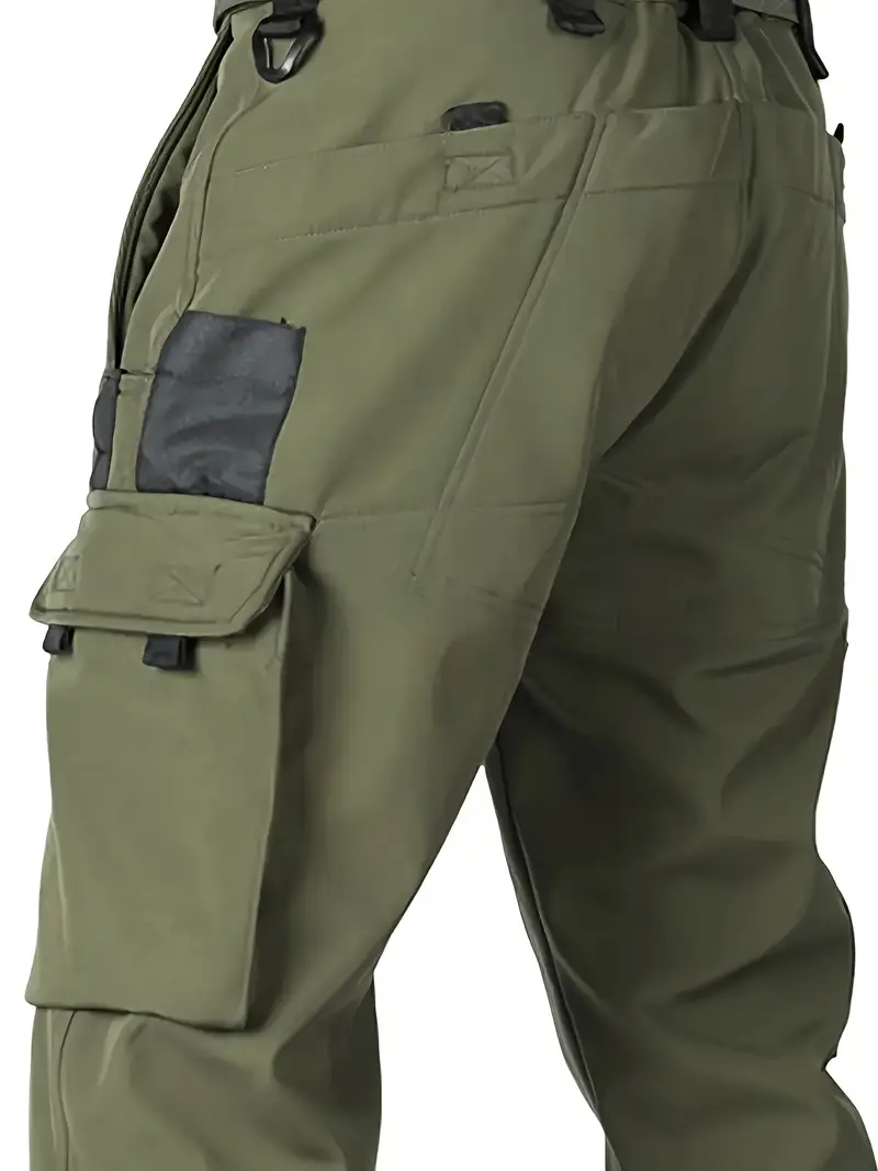 Multi Functional Fockets Slim Fit Outdoor Straight Tube Waterproof Work Pants