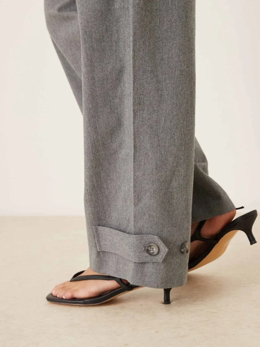 Trendy Cargo Wide-Leg Pants