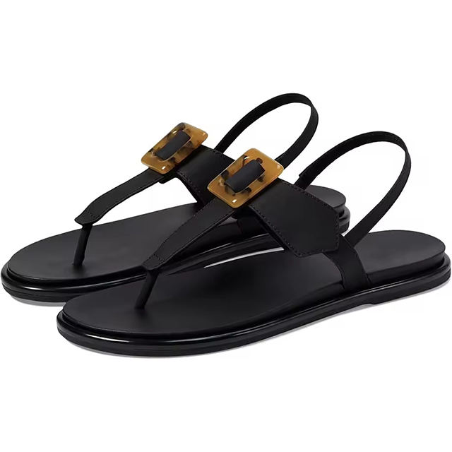 Celestia PU Slingback Flat Sandals