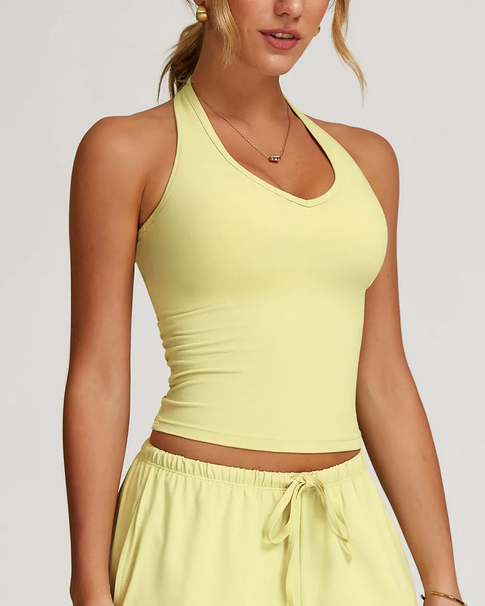 Easygoing Cropped Active Top