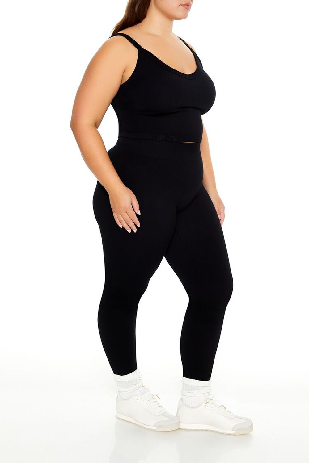 Plus Size Seamless High-Rise Leggings