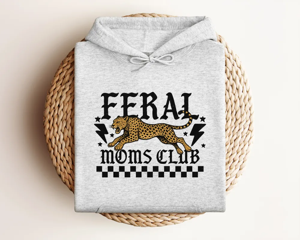 Mom Club Graphic Pullover Hoodie