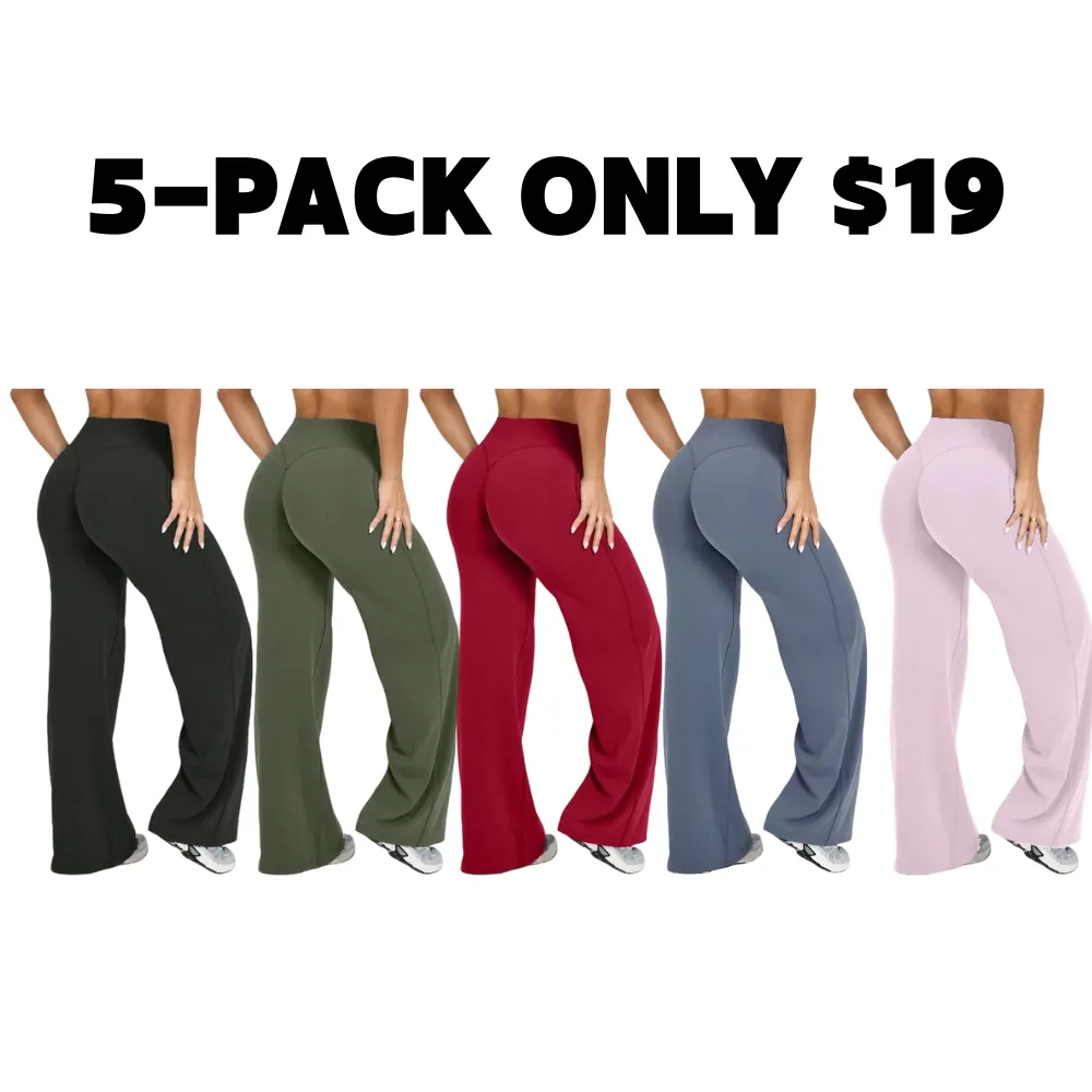 SoftMotion Straight Leg Bottoms Women Workout Leggings Fitness Gym Outdoor Sports Yoga Pants