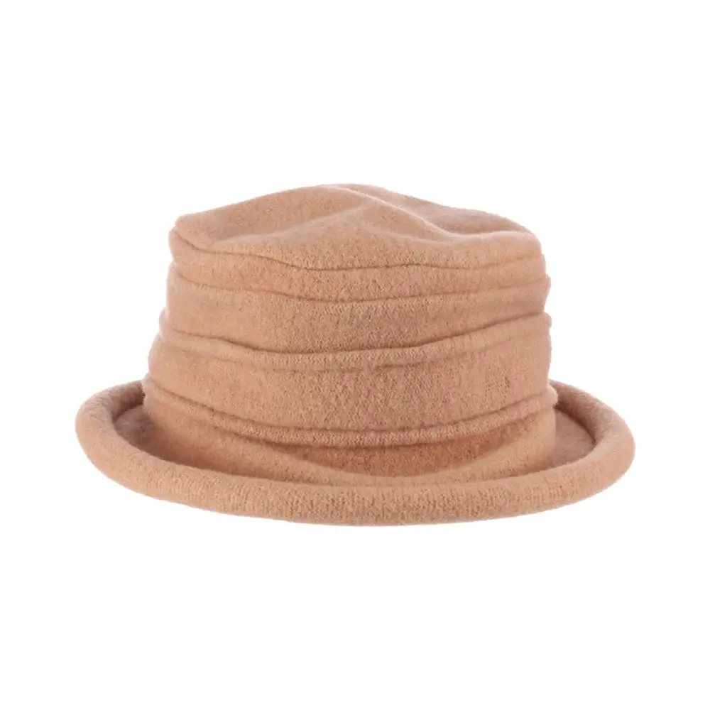 Women’s Cold Weather Wool Felt Cloche Hat