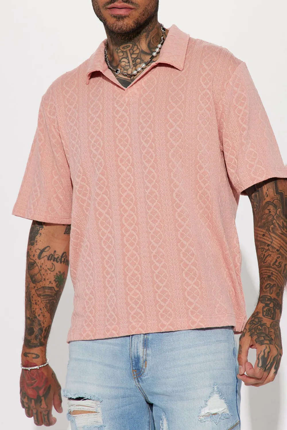 Solid Color Short Sleeve Polo