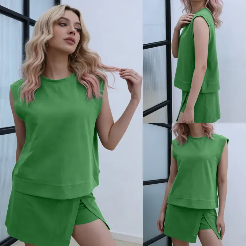 Women's Skirt-Pants 2-Piece Set