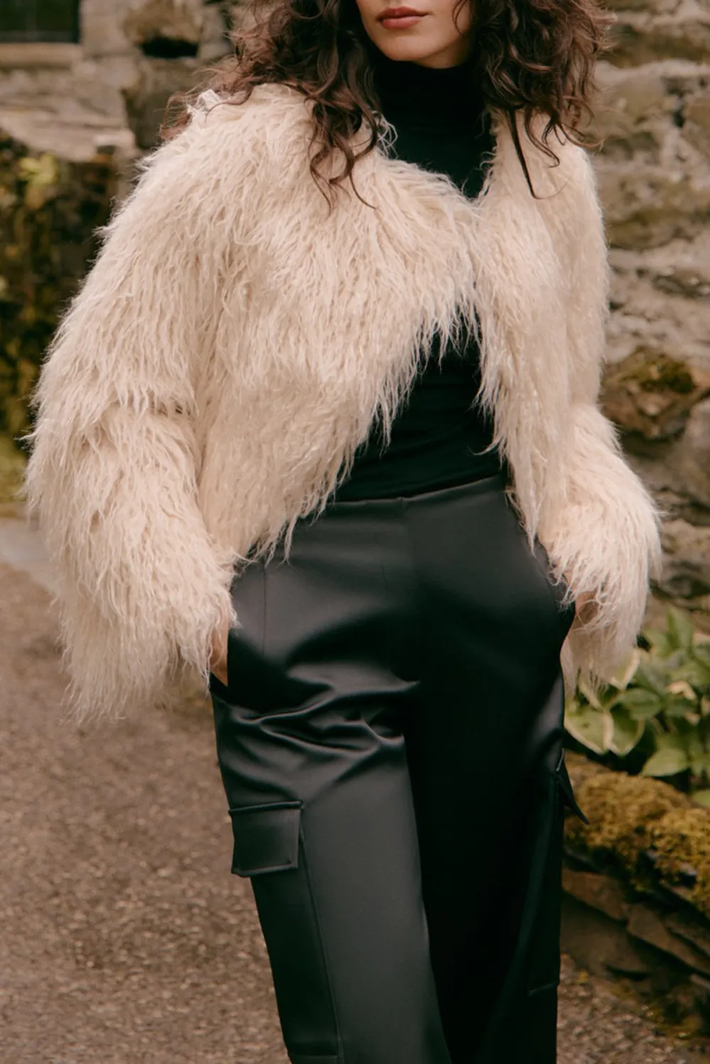 Faux Fur Oversized Jacket