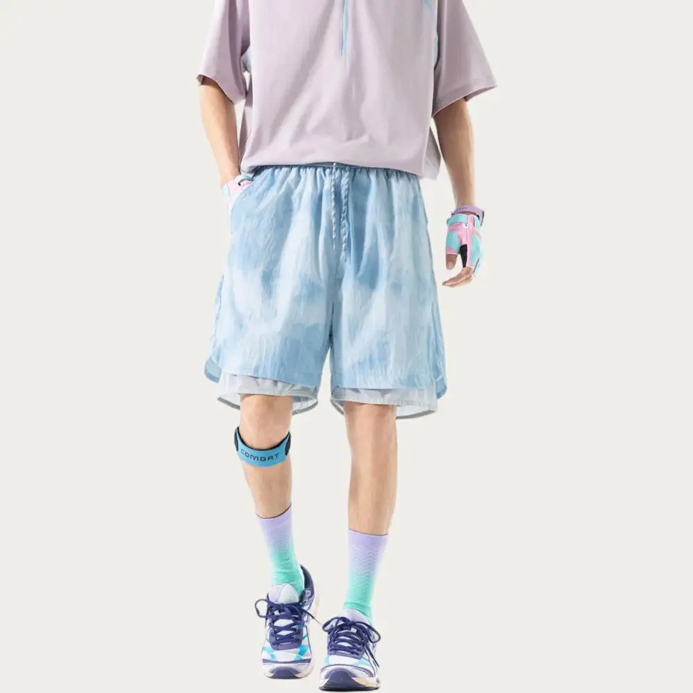 Drawstring Lightweight Mesh Men's Athletic Shorts