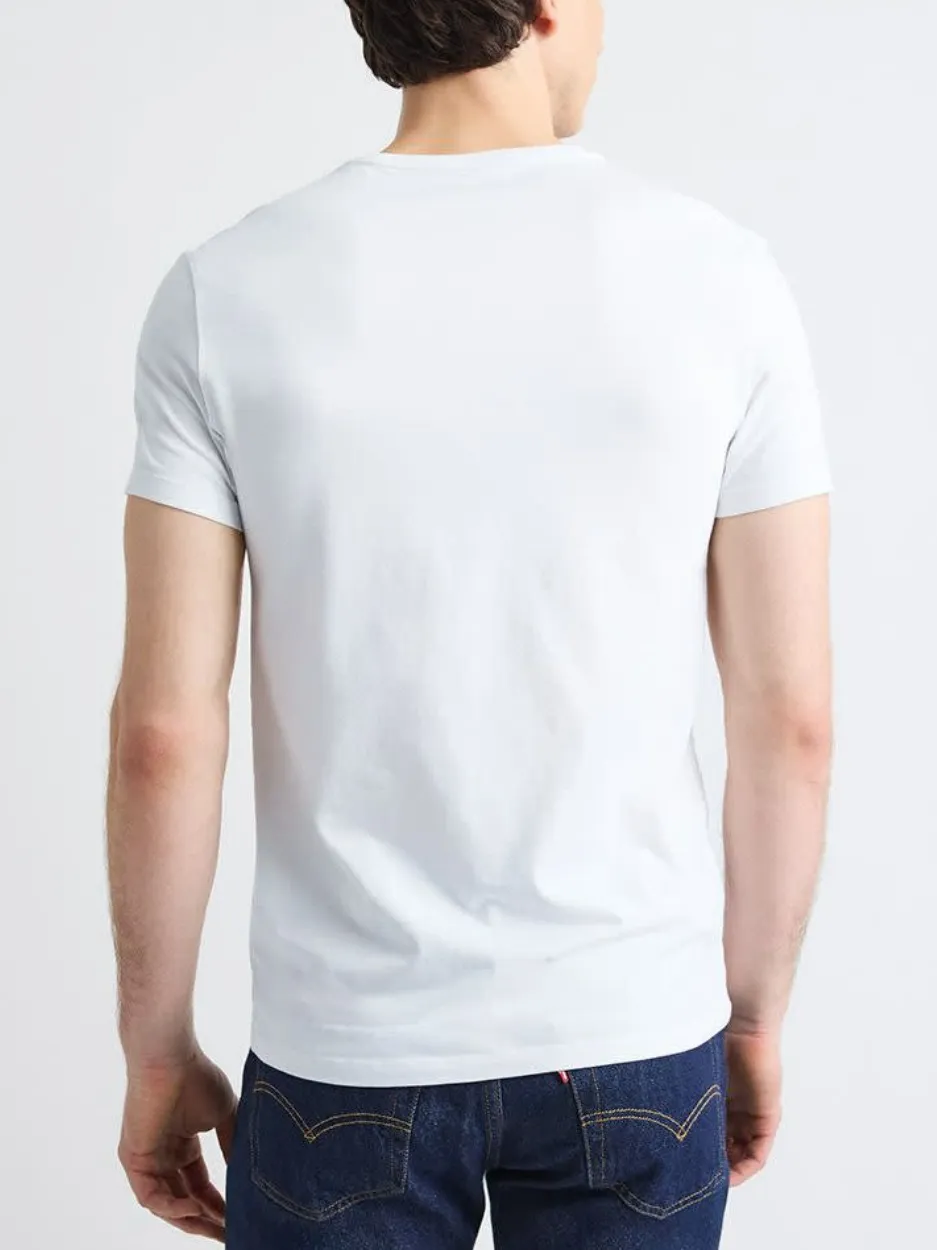 Bright White Short Sleeve Crew-Neck T-Shirt