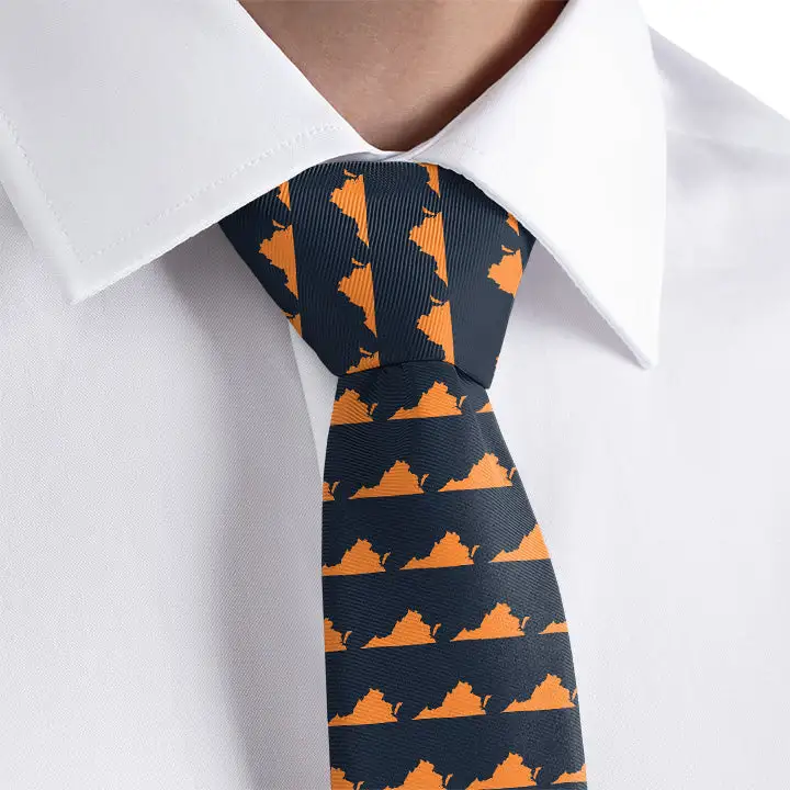 Timeless Outline Emblem Arrangement Necktie