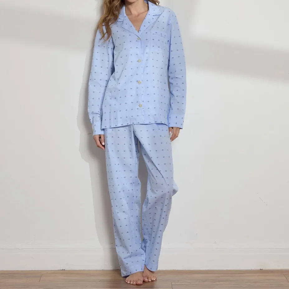 Dobby Cotton Long PJ Set