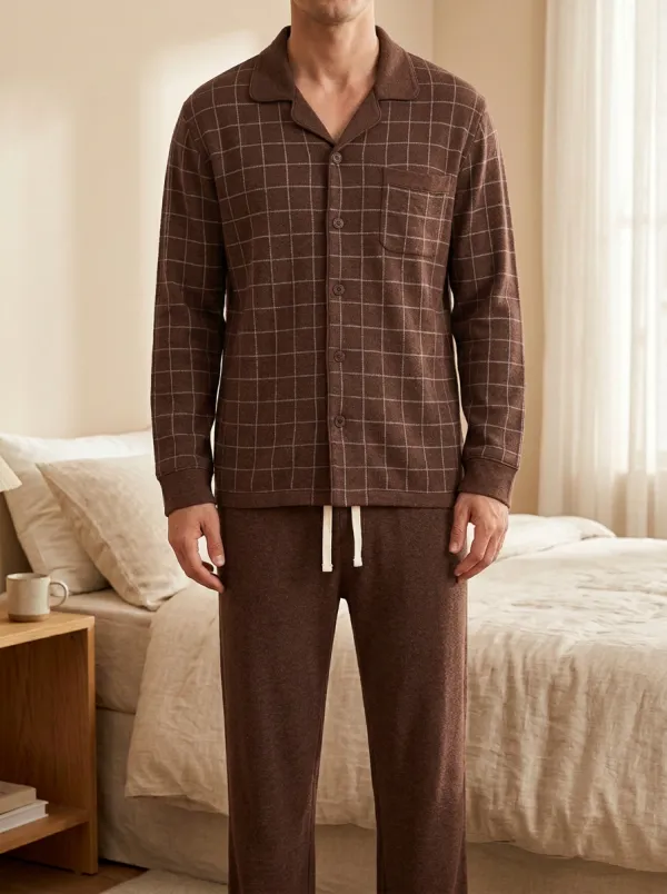 Modern Classic Men's Pajama Set