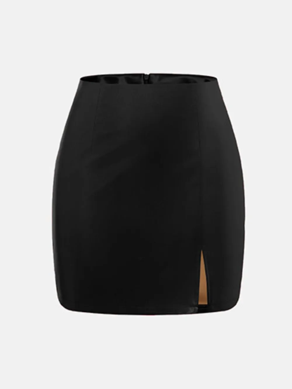Calm Slit Mini Skirt