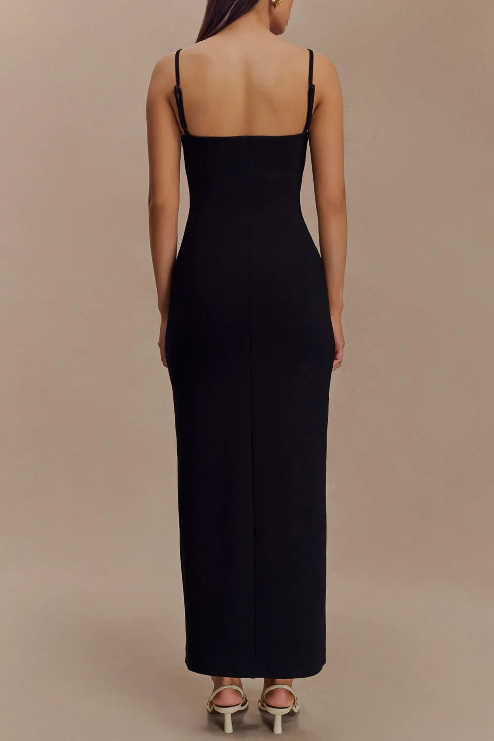 Crepe Maxi Dress
