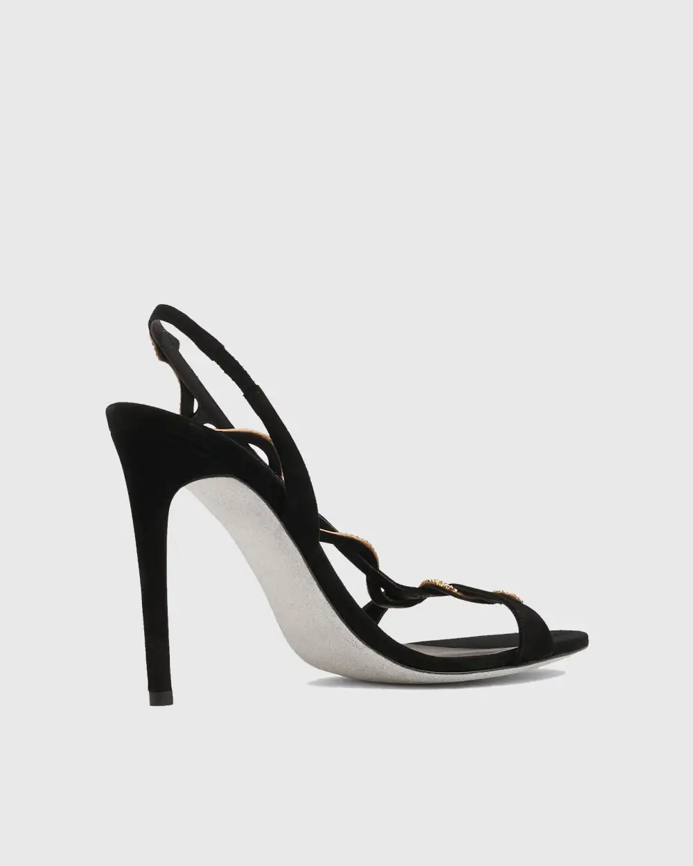 Rhinestone Snake Enwind Sandals