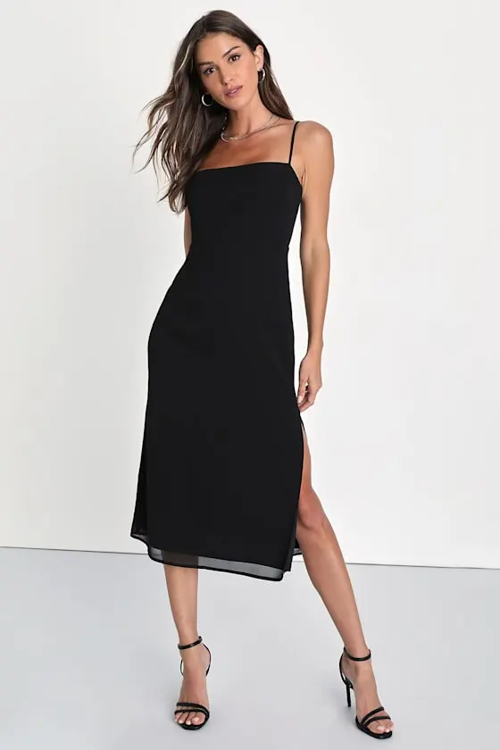 Sweetest Invite Blue Multi Floral Sleeveless Midi Dress