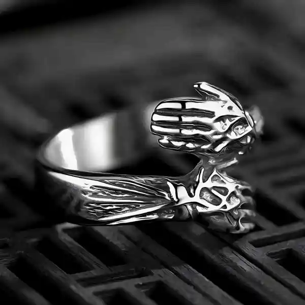 Men's Stainless Steel Hug Ring