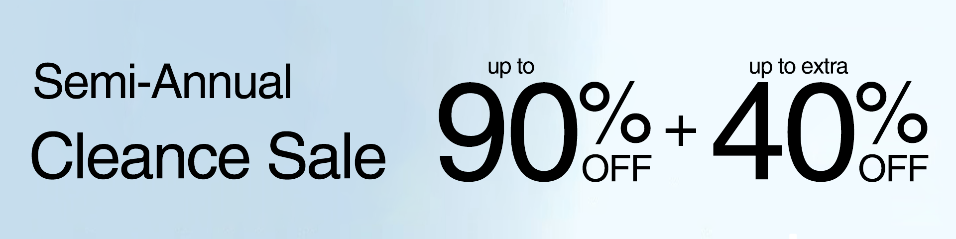 Seasonal sale banner
