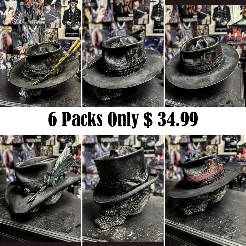 🏷️ 🔥 Limited Edition – Handcrafted “Rust Rebel” Fedora Hat 🔥  Made for Rebels. Worn by Legends.