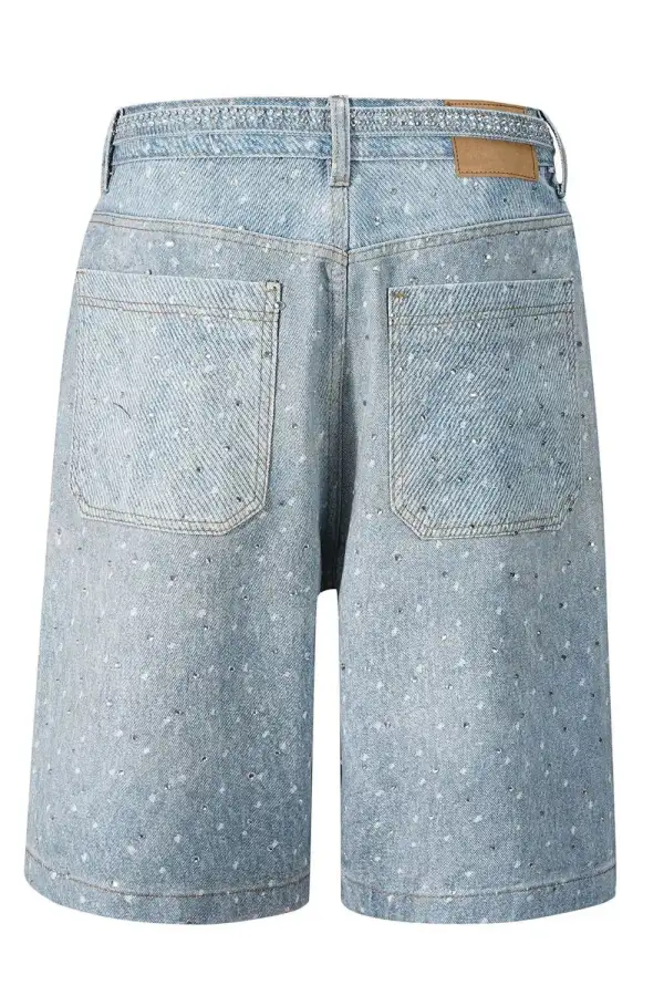 Simple Cotton Blend Casual Shorts