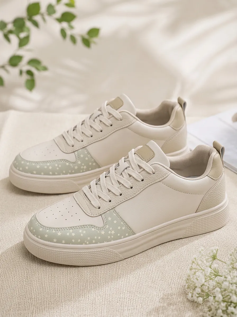 Men's Casual Star Pattern Patterned Skate Shoes
