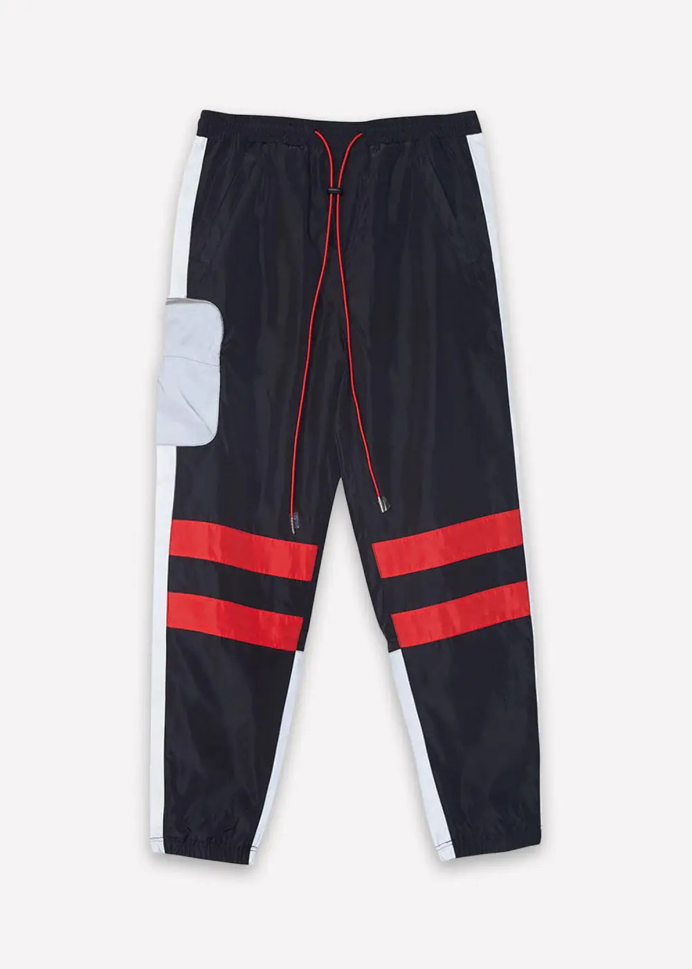 Color Blocking Cargo Pants Reflective