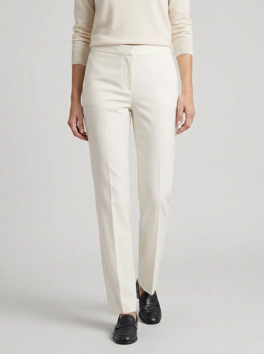 Weekend Straight-Leg Mid-Rise Mid-Rise Straight Leg Trousers