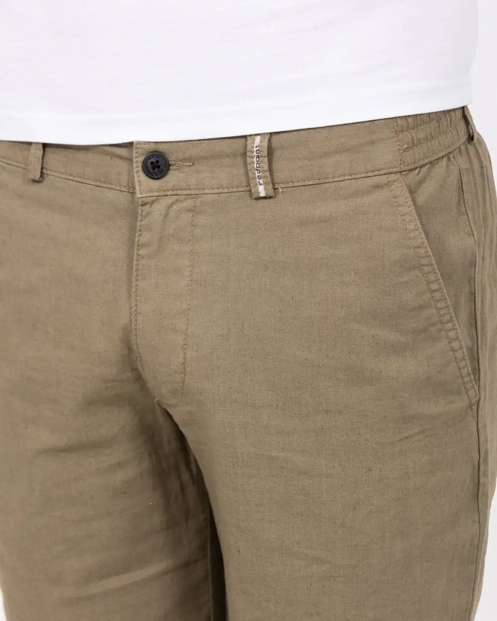 Contemporary Regular Fit Linen Shorts
