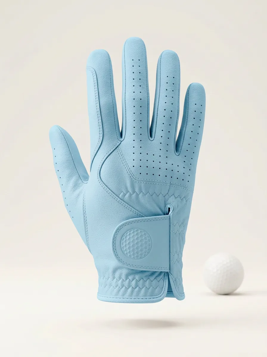 Practice Embossed Leather Golf Glove