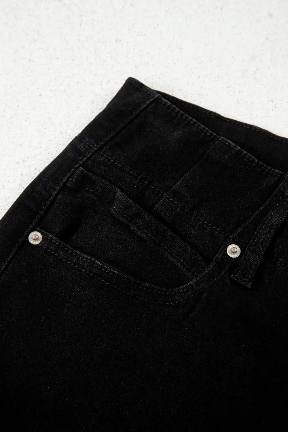 Flare Flared High Waist Button Bottom Jeans