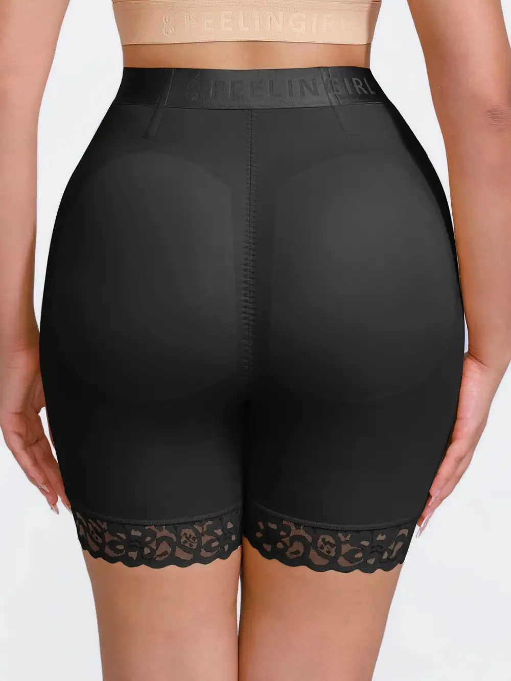 Front Zip Shaping Shorts