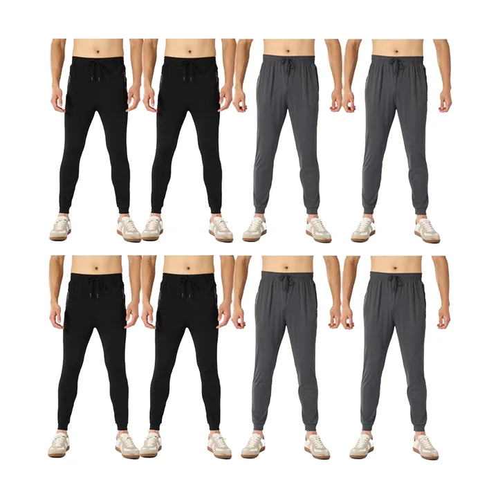Men's Stretch Jogger Pants, Comfortable Athletic Pants with Pockets for Active Wear, Lightweight & Breathable