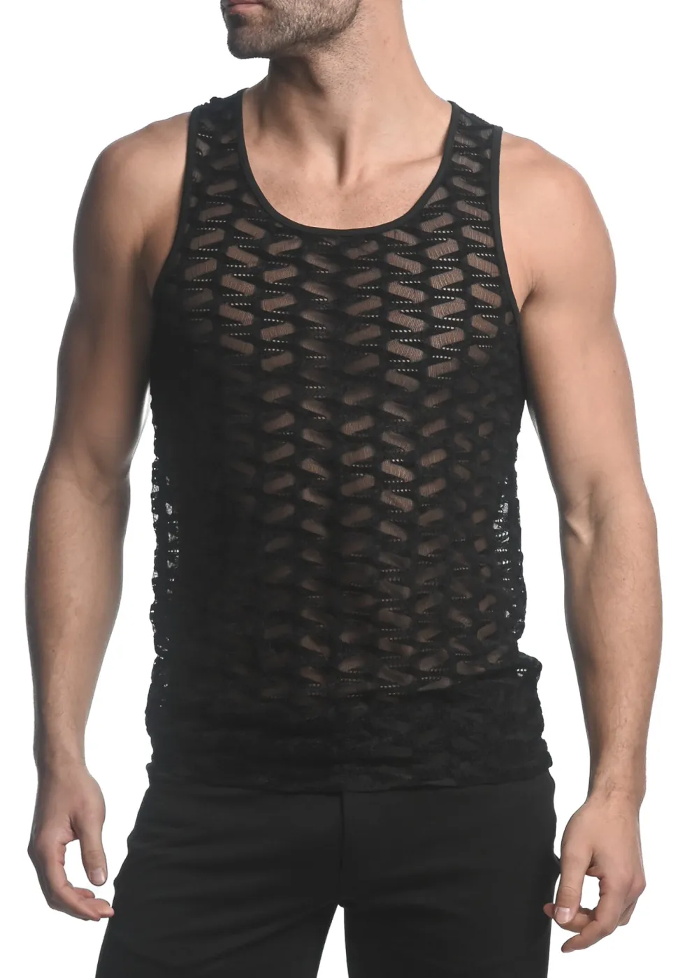 Motion Textured Knit Tank Top