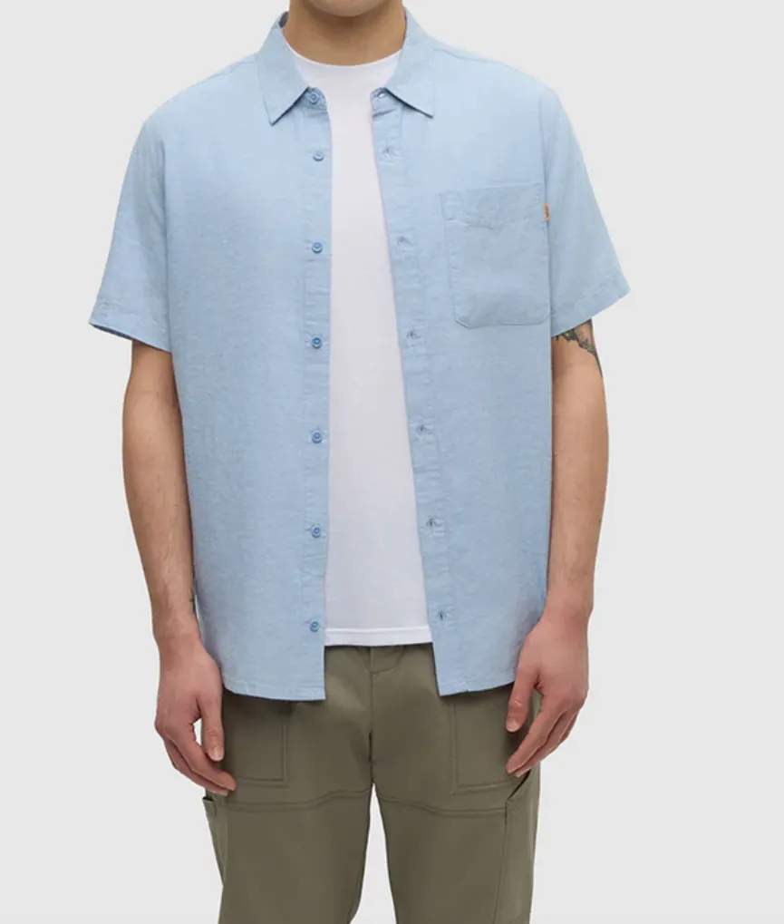 Wide Pinstripe Men's Button Up Shirt
