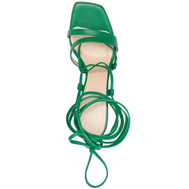 Livia PU Square Toe Stilettos