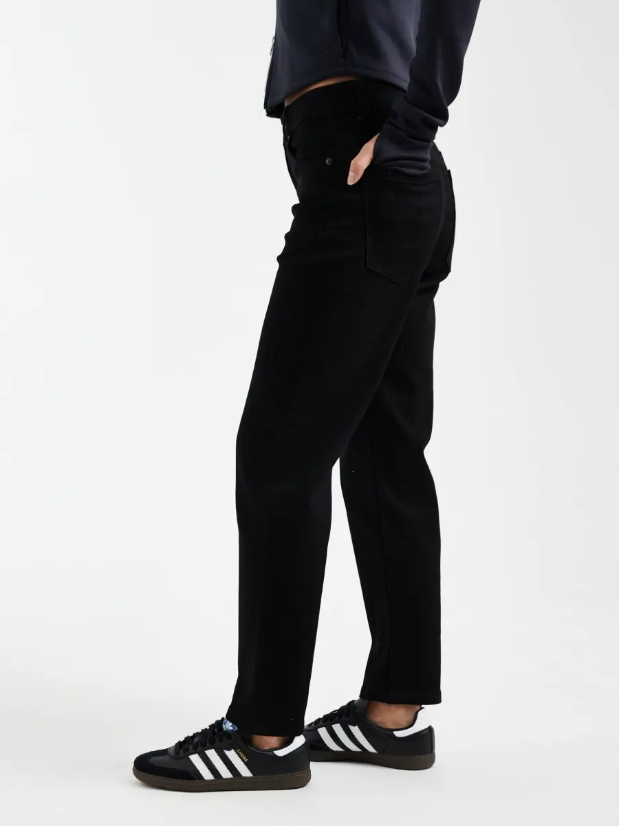 Straight-Leg Denim Pants