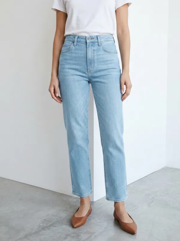High-Rise Classic Women's Straight-Leg Jeans
