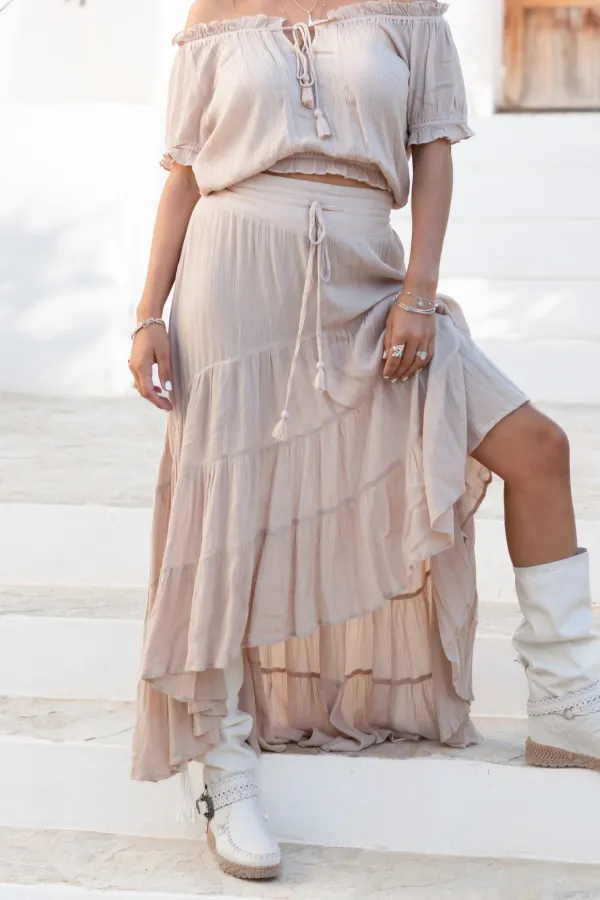 Classic Boutique Everyday Casual Rayon Skirt
