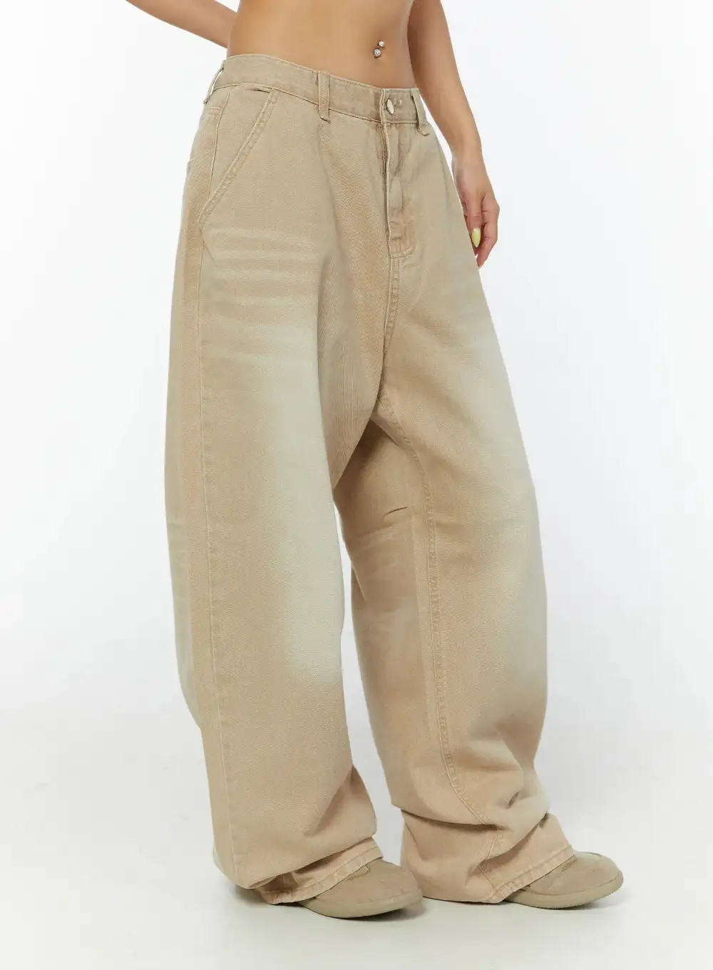 Brush Wide Leg Jeans