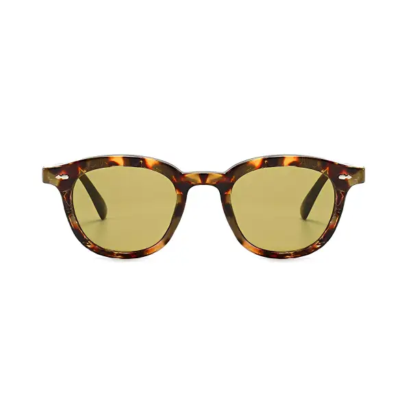 Classic Round UV Protective Polycarbonate Fashion Sunglasses