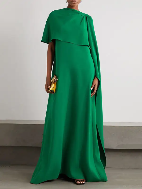 Loose Asymmetric Maxi Dress
