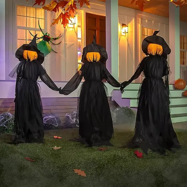 🎃2025 Halloween Sale 🧙‍♀️Lighted Halloween Witch Stakes