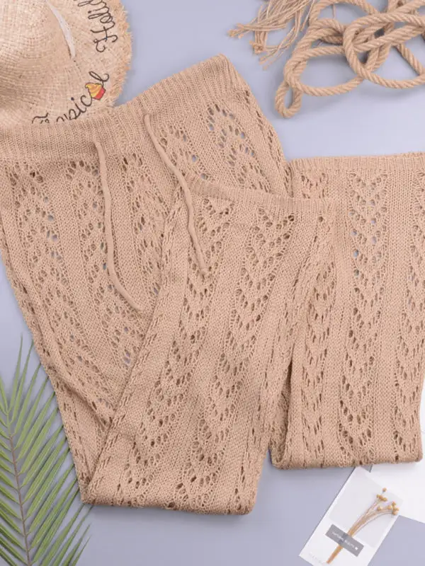 Open Knit Hand Hook Loose Swimsuit