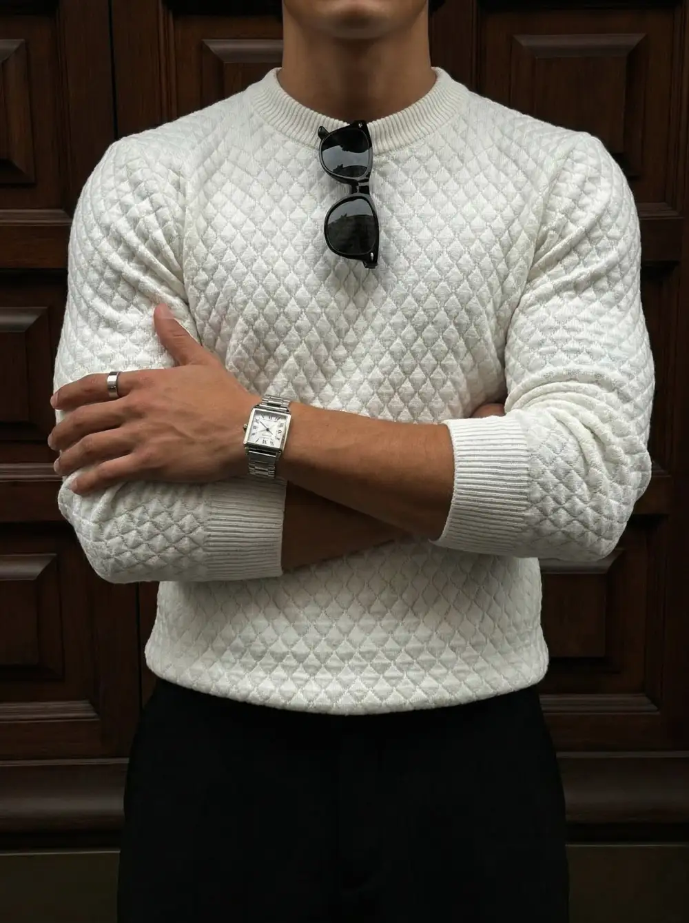 Everyday Tailored Textured Sweater