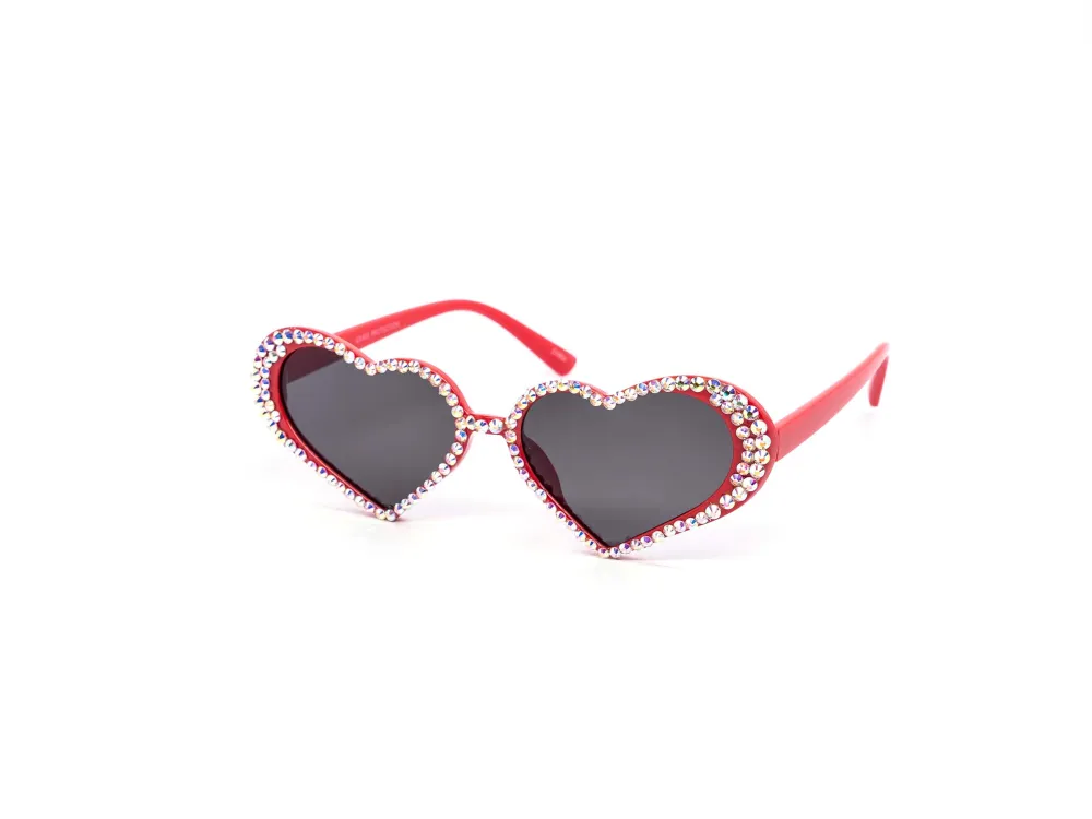 12-Pack Heart Dark Lens Assorted Sunglasses