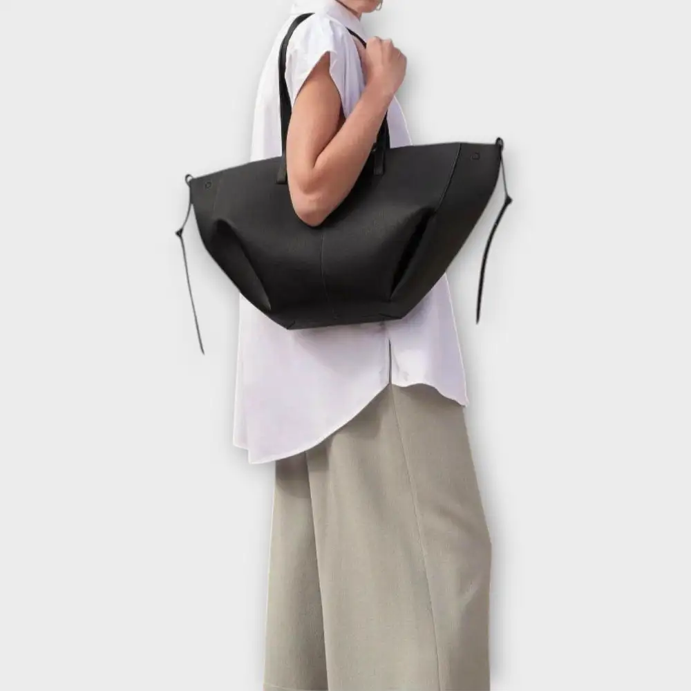 Boxy Twill Handbag