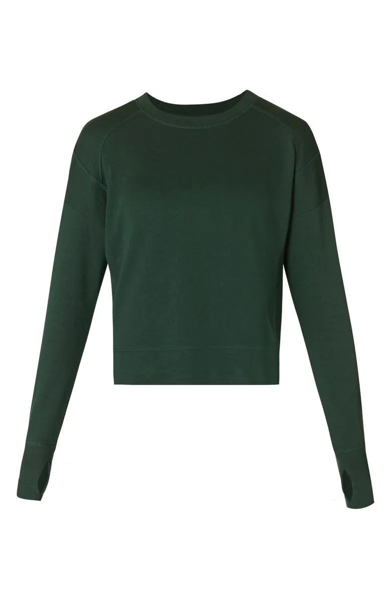 After Class Organic Cotton Blend Longline Sweatshirt