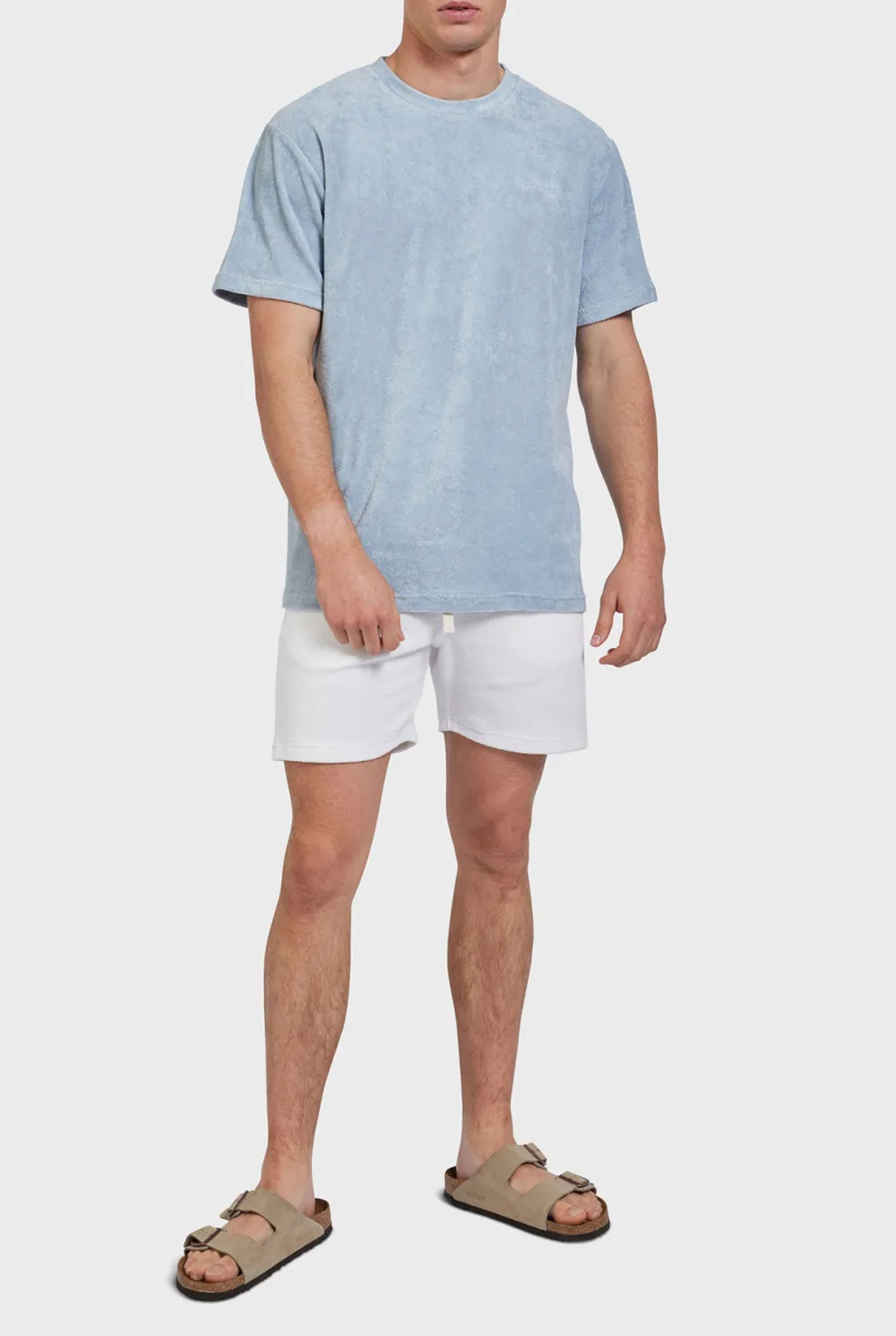 Short Sleeve Striped Crew Neck Tee