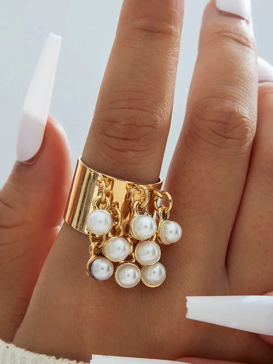 Geometric Alloy Casual Ring