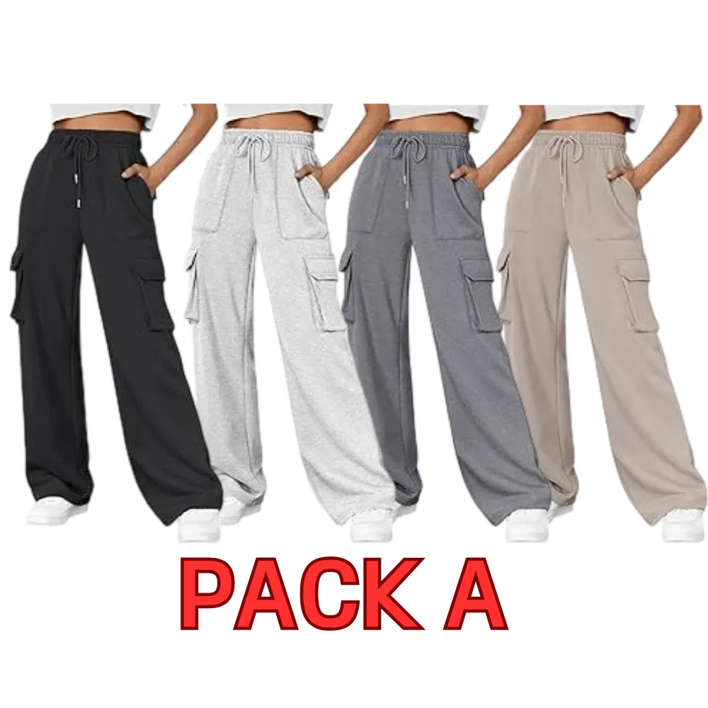 Womens Sweatpants Wide Leg